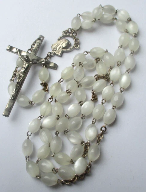 N3448 Création Gl Collier argent, nacre de perle