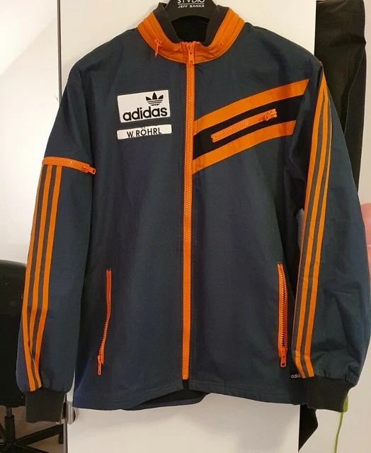 Eslovenia dirigir fatiga RARE VESTE ADIDAS Orig Walter Rohrl M noir orange vintage 2005 Liam  Gallagher EUR 52,97 - PicClick FR