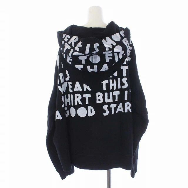 MAISON MARGIELA 18AW AIDS Charity Pullover Sweat Long Logo Over Size M