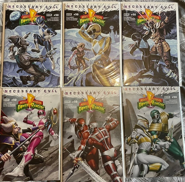 MIGHTY MORPHIN POWER Rangers #50 Torpedo Comics Variant Set Morris ...