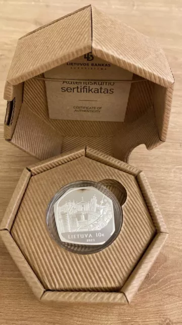 2023 Lithuania 10 € coin ----- Vilnius - 700 -----