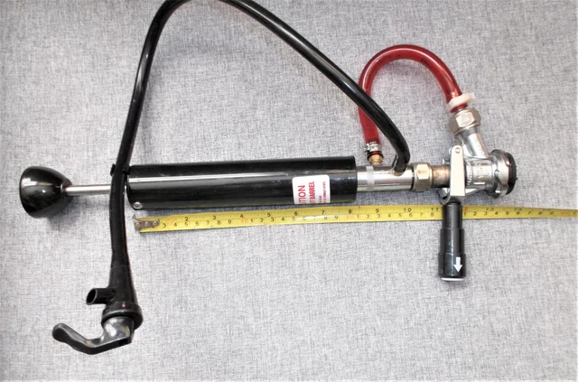 MICRO MATIC  8 inch Beer Dispensing Keg Tap Pump Black With Handle and Hose