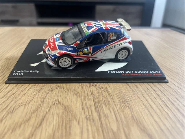 PEUGEOT 207 S2000 #6 RALLYE MONTE CARLO 2010 STEPHANE SARRAZIN RENUCCI IXO 1/43
