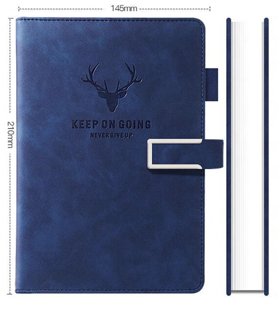 A5 Note book-Extra-thick Soft Leather,Agenda, Work Planner,Meeting Diary,Notepad