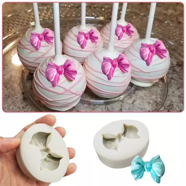 Bowknot Silikonform Border Formen Fondant Diy Dekor Kuchen J4T G8D1