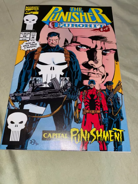 The Punisher Eurohit #69 Sept 1992 Capital Punishment  Marvel Comics Comic Book