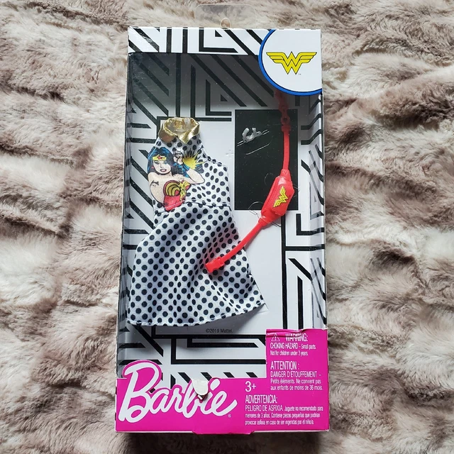 BARBIE FASHIONS Clothes Outfit Accessories Wonder Woman new DC Comics BARBIE FASHIONS Clothes Outfit Accessories Wonder Woman new DC Comics