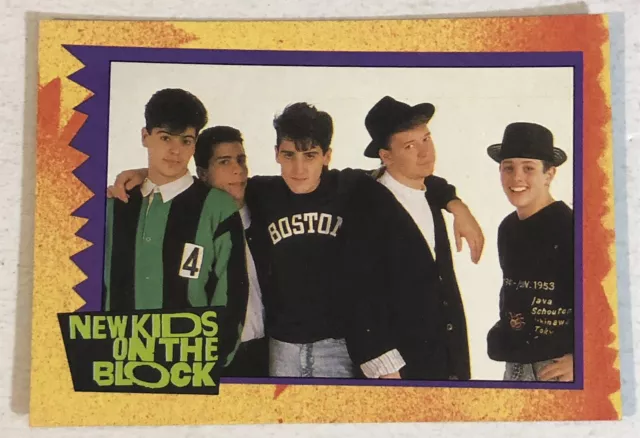 New Kids On The Block Trading Card NKOTB #1 Donnie Wahlberg Jordan Knight