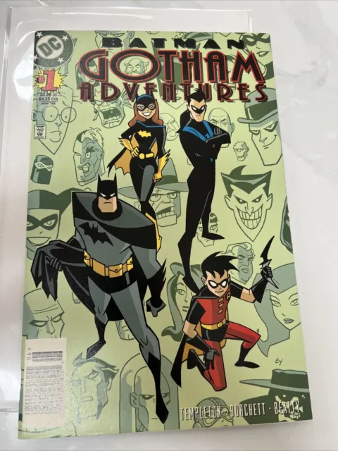 Batman Gotham Adventures #1 DC Comics 1998 VF+ Joker Robin Batgirl Nightwing