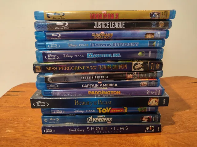 PICK FIVE OR More Disney Kids Action Superhero Blu-Ray DVD Lot 