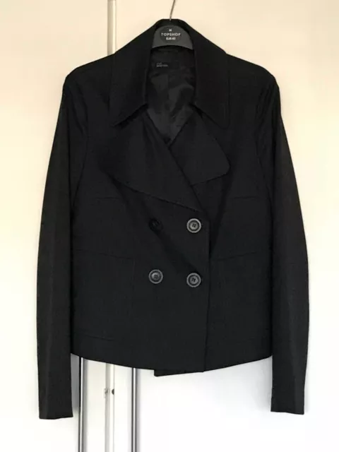 Blazer UCB Benetton, gris tacheté foncé, taille L, UK 14, FR 42