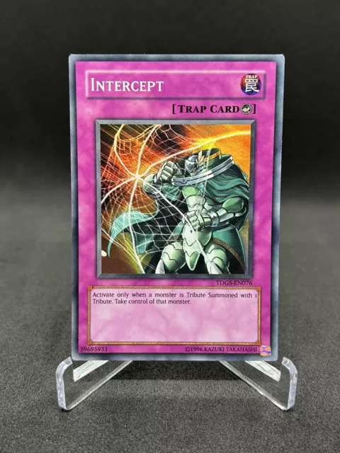 Yugioh Intercept TDGS-EN076 Super Rare Unlimited Edition NM