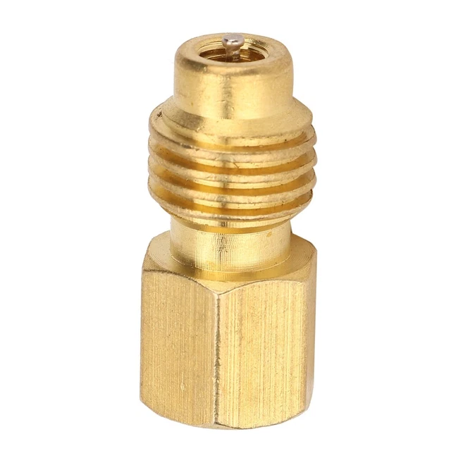 1/4SAE Female To 1/2ACME Male Adapter Connector For R134A Car Air Conditione SLK