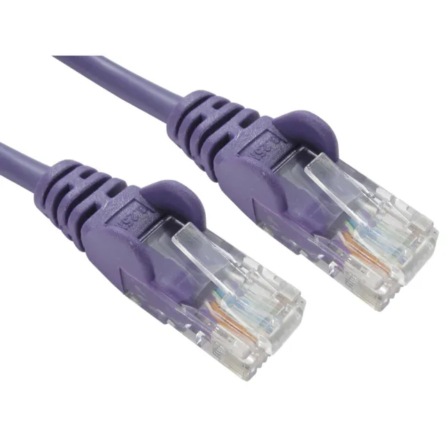 Ethernet Kabel Internet LAN Cat 5e RJ45 Patch Lead Lot 0,25 m kurz - 50 m lang 2