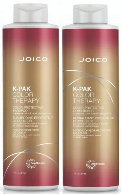 Joico K-PAK  Color Therapy Shampoo & Conditioner 33.8oz / LIter Duo Set