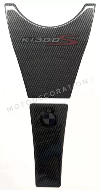 BMW K1300S TANKPAD CARBON * AWESOME NEW CARBON K1300S BMW TANK PAD (30x16cm)