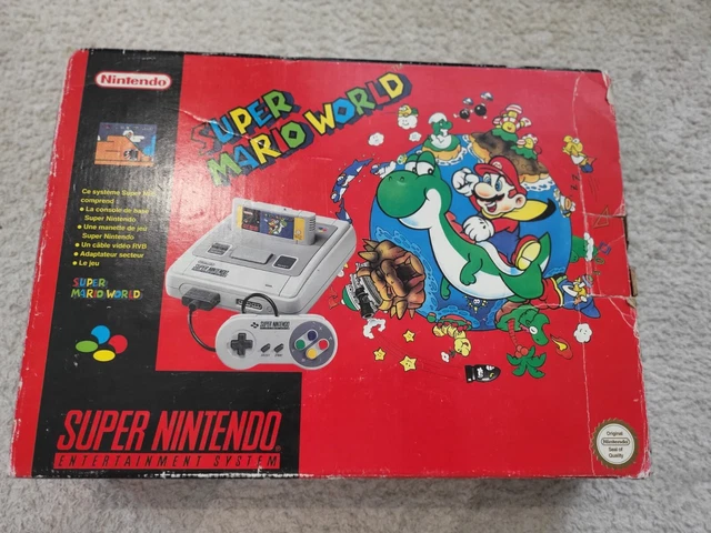 Pack snes mario world super nintendo protection crystal