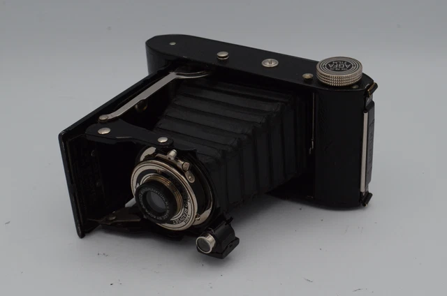 Agfa Ansco PB20 Readyset Folding 6x9 Film Camera - Lens Fungus, As Is