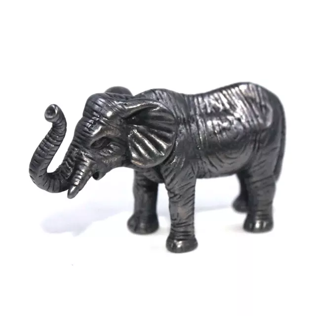 Brass Elephant Figurine Small Statue Table Decoration Wild Animal Figurines