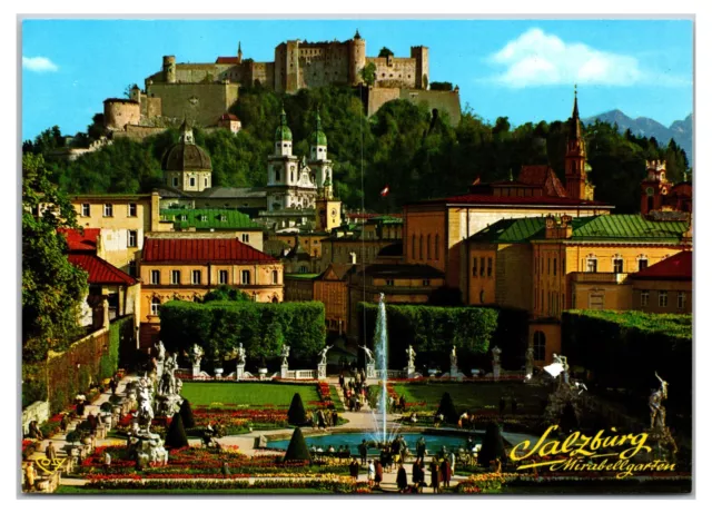 VTG 1970s- View of The Mirabell Garden - Salzburg, Austria Postcard (UnPosted)