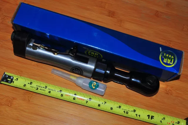 3/8" Dr Air Ratchet 180 RPM Vacula Car Tool Pneumatic EARS-2301 LN:12" Long 2