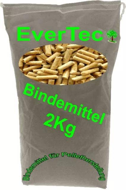 2Kg (4,50€/kg) Bindemittel für Pellet-Produktion und Pelletpresse Holzpellets