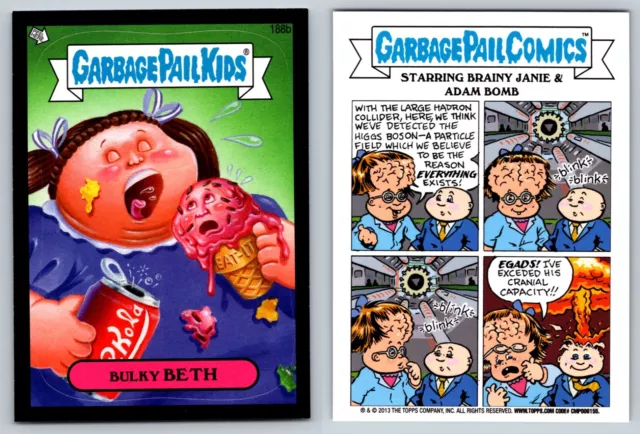 2013 Garbage Pail Kids Brand-New Series 3 Black Border GPK Bulky BETH 188b NM