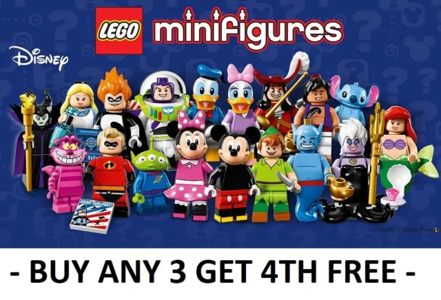 Lego Disney Serie 1 Minifiguren 71012 Minifiguren Selten Ausverkauft
