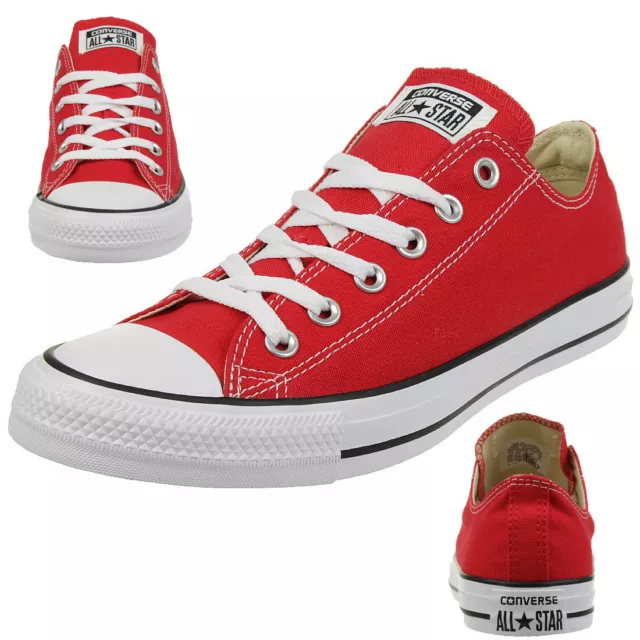 Converse All Star Bœuf Chuck Chaussures Baskets en Toile Rouge M9696C