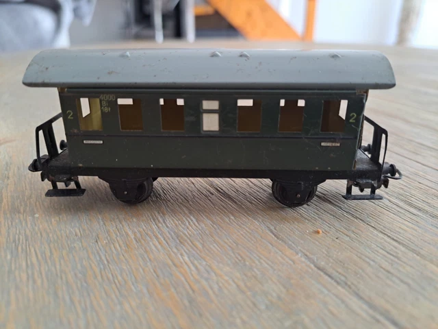 MÄRKLIN 4000 WAGON De Voyageurs Année 1965 En Métal H0 echelle 1:87 MÄRKLIN 4000 WAGON De Voyageurs Année 1965 En Métal H0 echelle 1:87