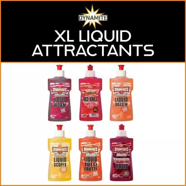 Dynamite Baits Xl Liquid Attractants | All Flavours/ Liquid Fishing Additives