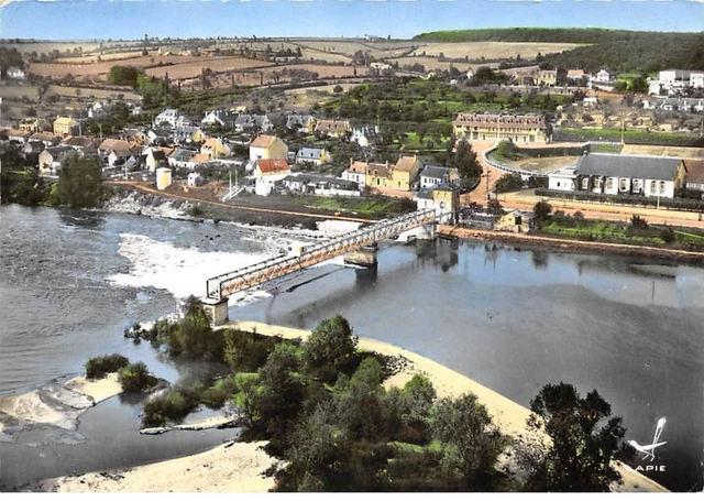 58 .n° kri10953 . saint leger des vignes decize   .le barrage  .n°.4 .  editi