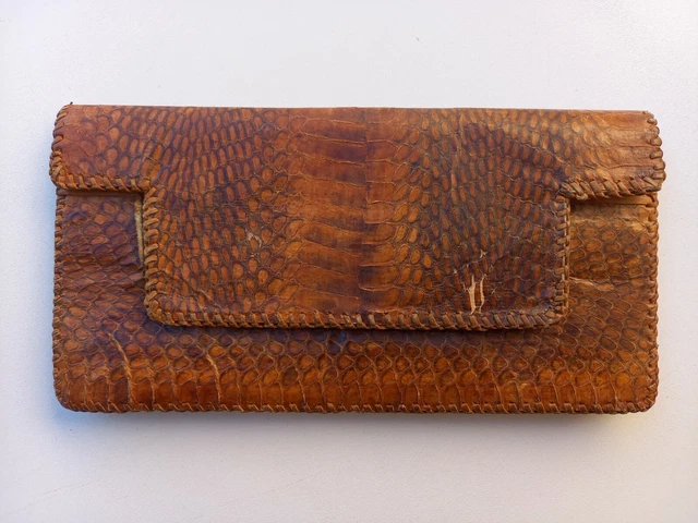 Porte-Monnaie Vintage Tigre - Pochette Kiss-Lock, Cuir PU, Cadeau Femme Fille