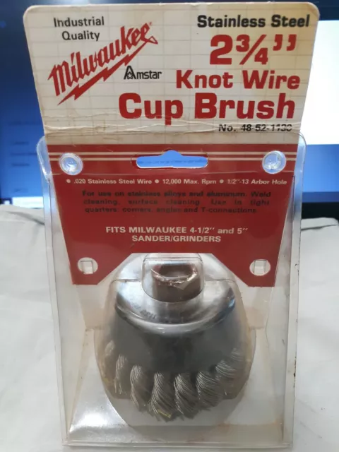 Milwaukee Wire Cup 2 3/4" Stainless Steel Brush 48-52-1130