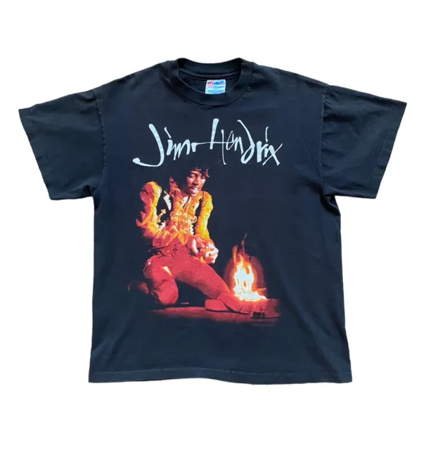 Vintage Jimi Hendrix Tee Shirt 1993 Single Stitch Double Sided