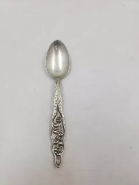 Whiting Sterling Lily of the Valley  Spoons  Monograms 5.75"