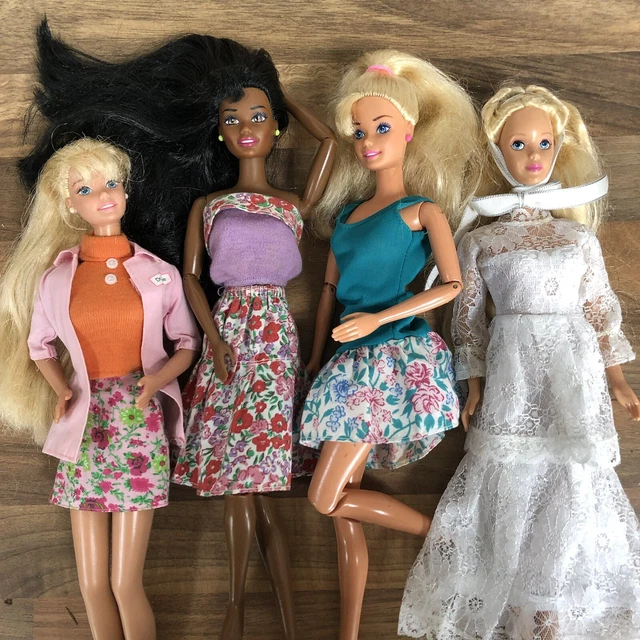 Barbie Vintage Doll 90s fashion sleeping sindy articulated happy family Bundle