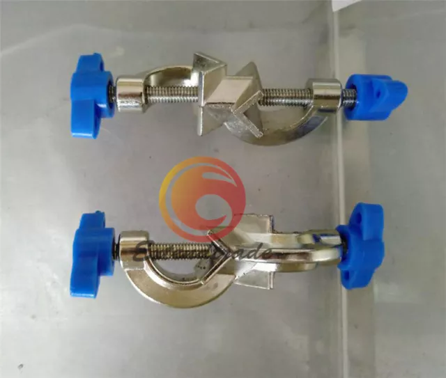 4Pcs Lab Stands Clamps Holder Lab standard Metal Grip Supports New