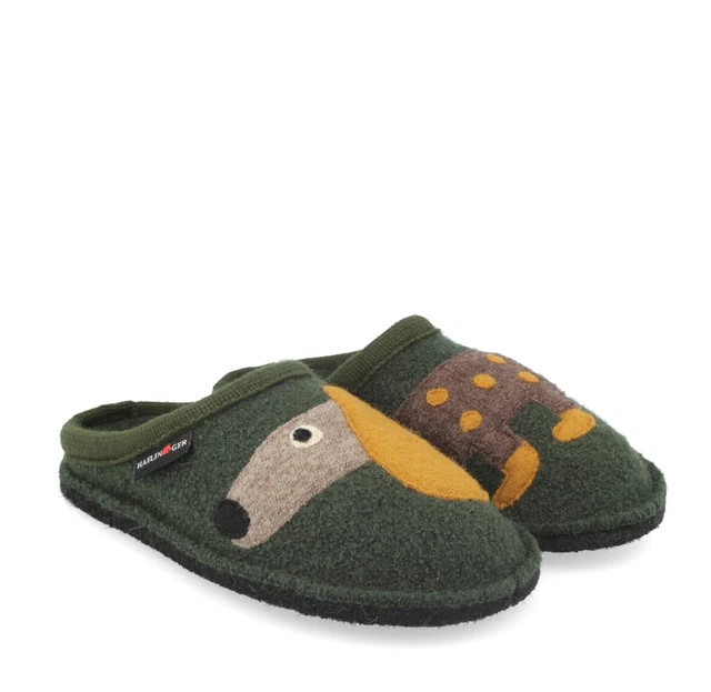 Haflinger - Kanon In Lana Vergine - Verde Pantofole - Foto 9