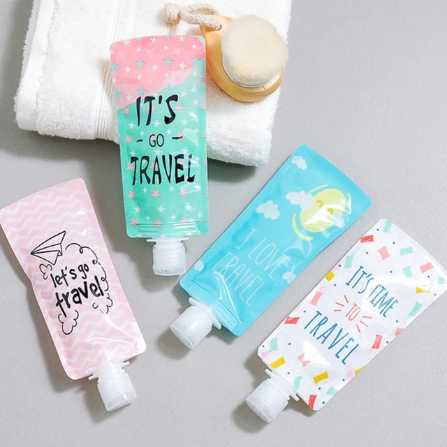 8 Pcs Lotion Bag Child Travel Toiletry Baby Food Squeeze Pouch