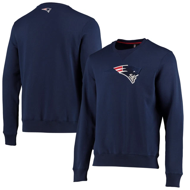 Felpa New England Patriots (taglia XS) uomo NFL con grafica split - Nuova