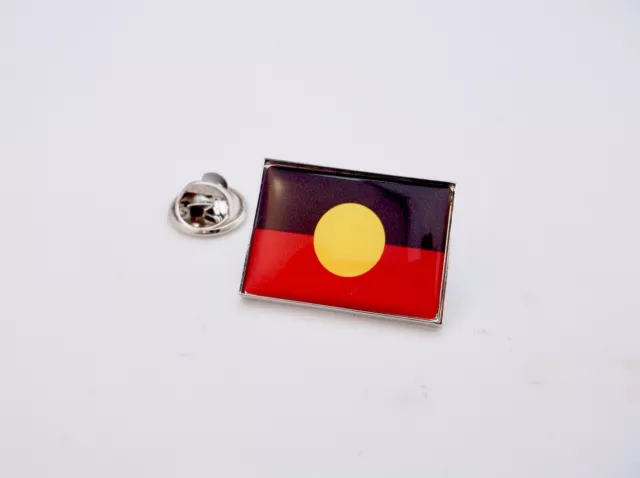 Australian Aboriginal Flag Lapel Pin Badge Tie Tack Clip Gift