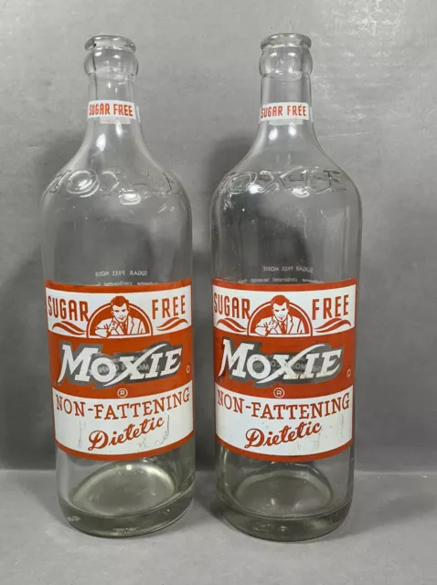 Rare MOXIE Bottle Sugar Free Diet Non Fattening Dietetic 1963 ACL