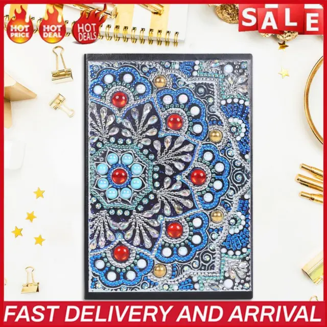 DIY Mandala Special Shaped Diamond Painting 50 Pages A5 Sketchbook Notebook Gift