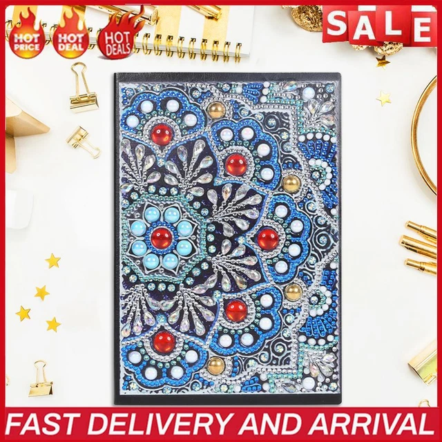 DIY Mandala Special Shaped Diamond Painting 50 Pages A5 Sketchbook Notebook Gift