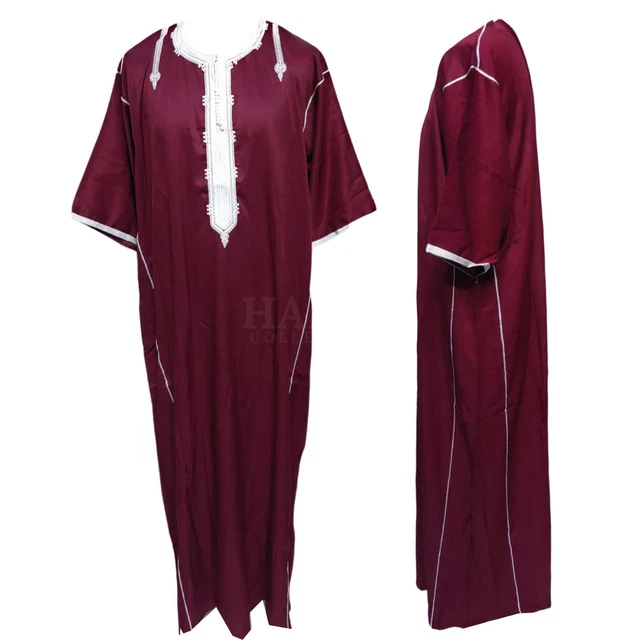 ORIGINAL MAROKKANISCHE MÄNNER Thobe Jubba Kandora Djellaba EUR 44,77