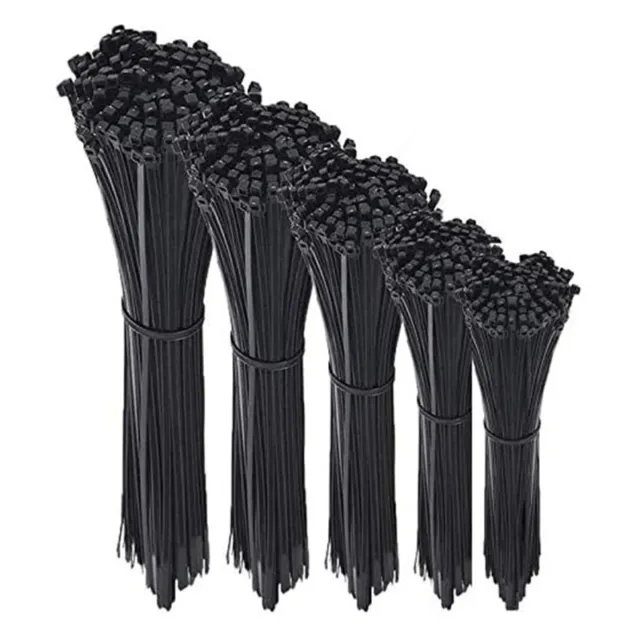 500pcs Cable Binder Black High Performance Cable Binder 2.5 X 100mm, 2, S3E3