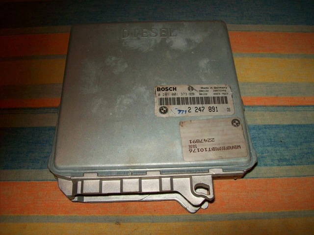 UNITÉ DE COMMANDE moteur BMW 525tds E39 M51 Automatic 01/98 0281001373
