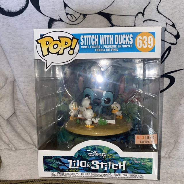 FUNKO POP! 639 Disney Stitch With Ducks Vinyl Figure BOXLUNCH 6" 95.00