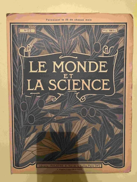 Le Monde et la Science N°12 | Etat correct